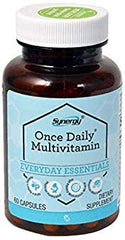 Bottle of Vitacost Synergy Once Daily Multi-Vitamin - 60 capsules