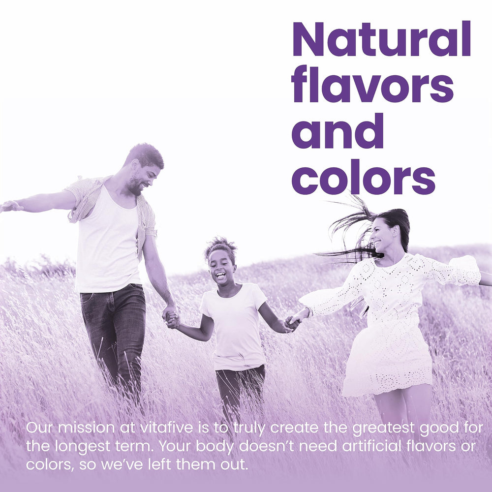 Third-party testing seal for Vitafive melatonin gummies