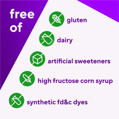 Three gummies serving of Vitafusion Hair Skin Nails