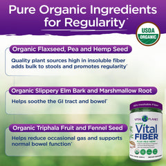 Vital Fiber Powder being added to a smoothie