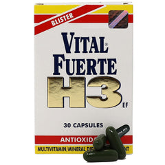 Vital Fuerte H3 bottle with blister pack