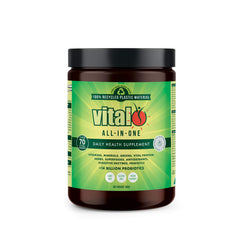 Vital Greens powder bottle front view