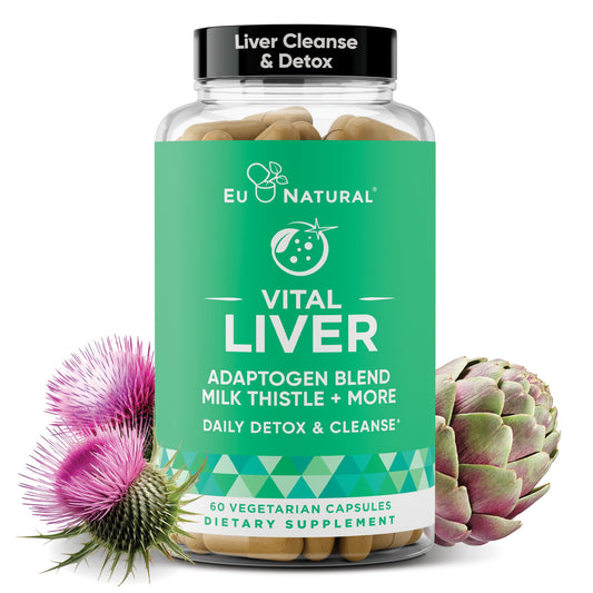 Vital Liver Cleanse Detox and Repair bottle on white background