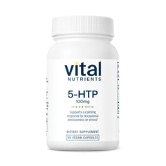 Vital Nutrients 5-HTP 100mg bottle - front view