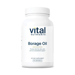 Vital Nutrients Borage Oil 1000mg bottle with 60 softgels