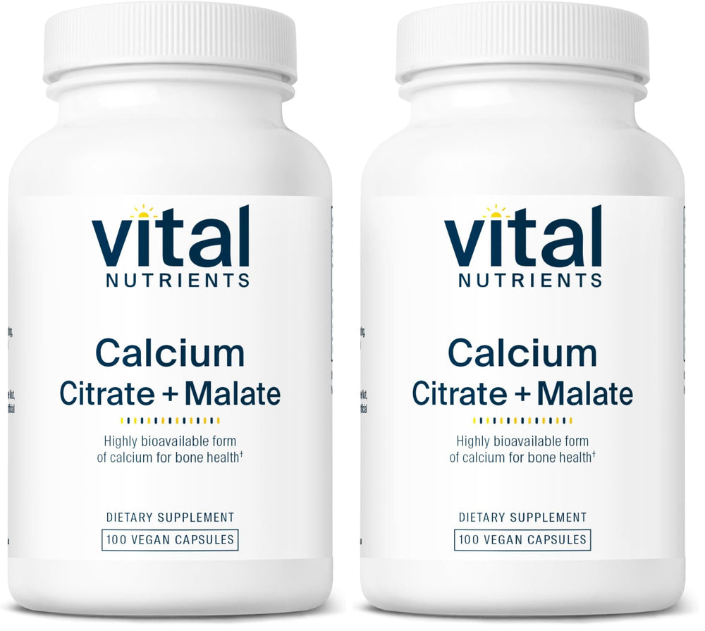 Vital Nutrients Calcium Citrate & Malate 150mg bottle with capsules