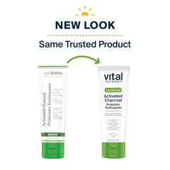 4 oz toothpaste tube with spearmint leaves for freshness