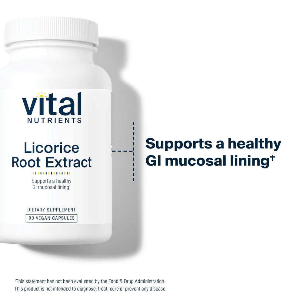 Adrenal support and immune health graphics for licorice root extract