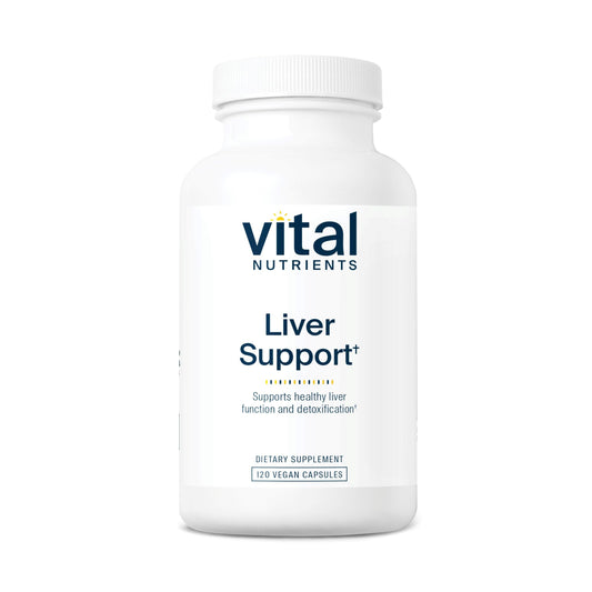 Vital Nutrients Liver Support bottle and packaging for 120 capsules