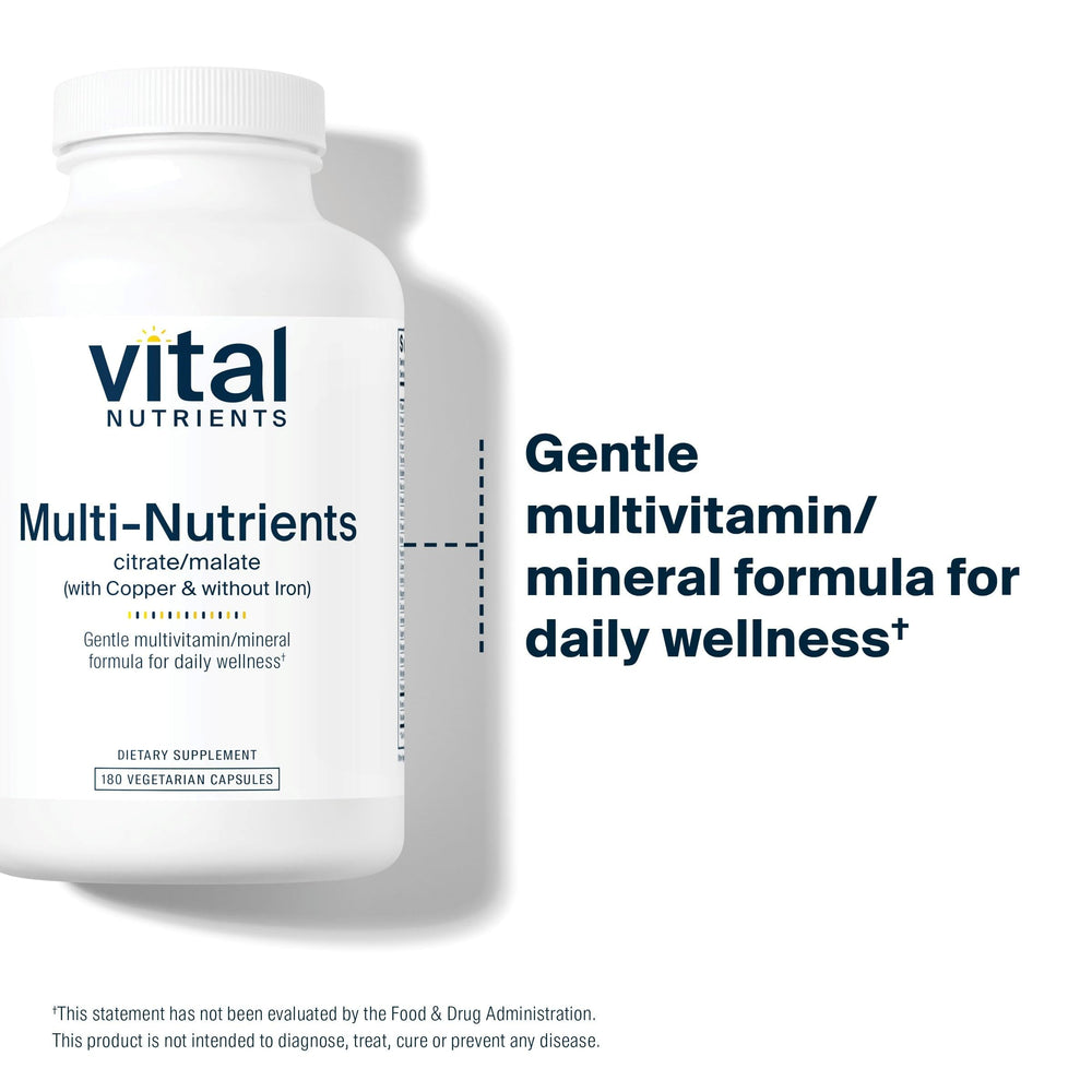 Label and bottle showcasing 180 vegetarian capsules