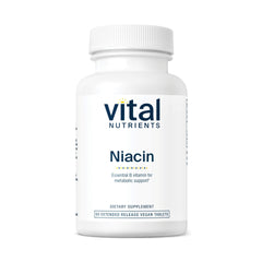 Vital Nutrients Niacin 500mg Timed-Release bottle