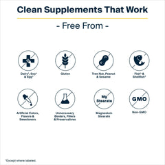 Gluten free label on Vital Nutrients product reassures allergy-conscious shoppers