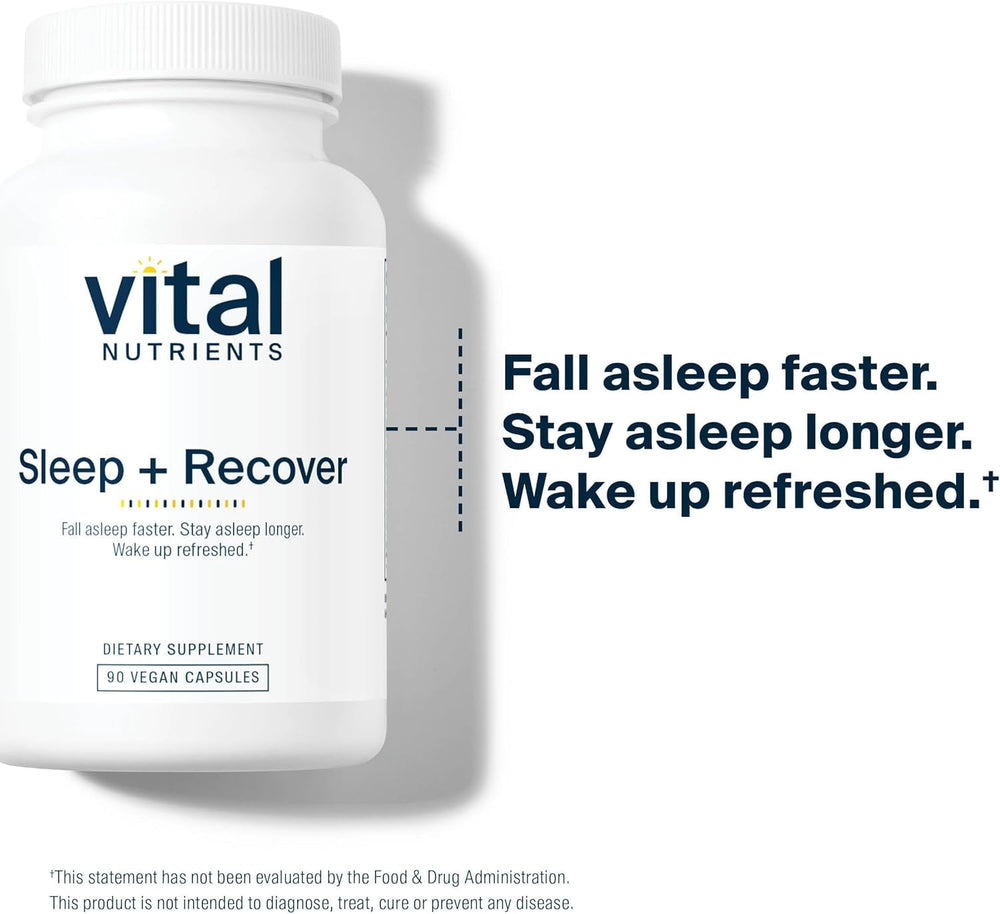 Vegan, allergen-free sleep formula label