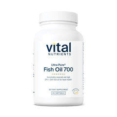 Vital Nutrients Ultra Pure Fish Oil 700 bottle on a surface