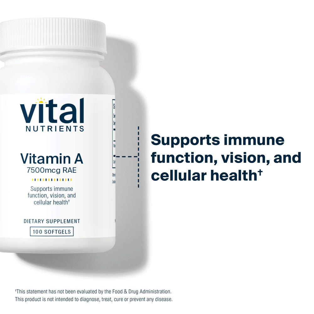 Graphic depicting eye health and Vitamin A benefits