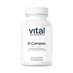 Vital Nutrients Vitamin B-Complex bottle with label