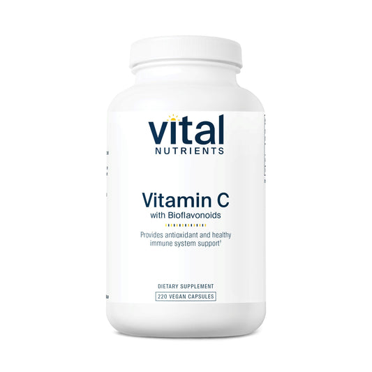 Bottle of Vital Nutrients Vitamin C with Bioflavonoids - front view