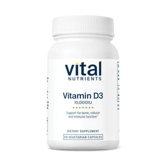 Vital Nutrients Vitamin D3 10000 IU bottle front view