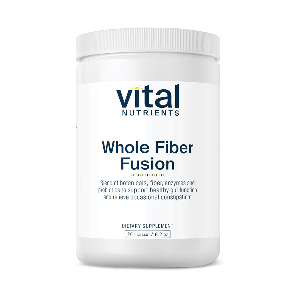 Front view of Vital Nutrients Whole Fiber Fusion Powder 261 g