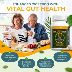 Vital Nutritive Vital Gut Health probiotics-capsules ready for daily use.