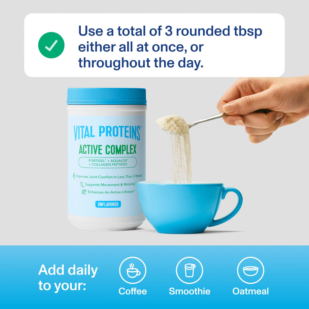 Close-up of ingredients on the Active Complex label