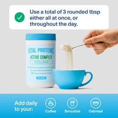 Close-up of ingredients on the Active Complex label