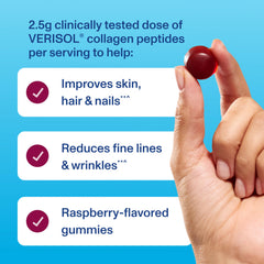 Ingredient panel showing VERISOL collagen peptides
