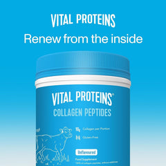 Glass of coffee with collagen peptides