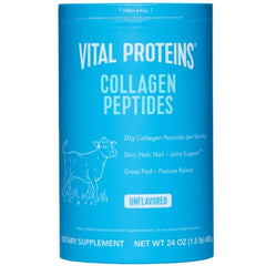 Front view of Vital Proteins Collagen Peptides 24 oz bottle