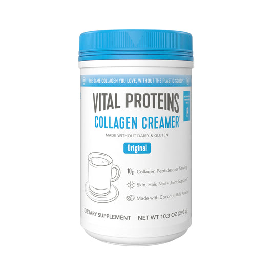 Front view of Vital Proteins Collagen Peptides Coffee Creamer 10.3 oz packaging