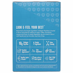 Collagen peptides powder dissolving in coffee
