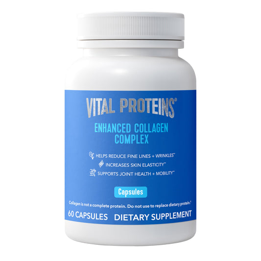 Vital Proteins Enhanced Collagen Complex Capsules bottle - front view