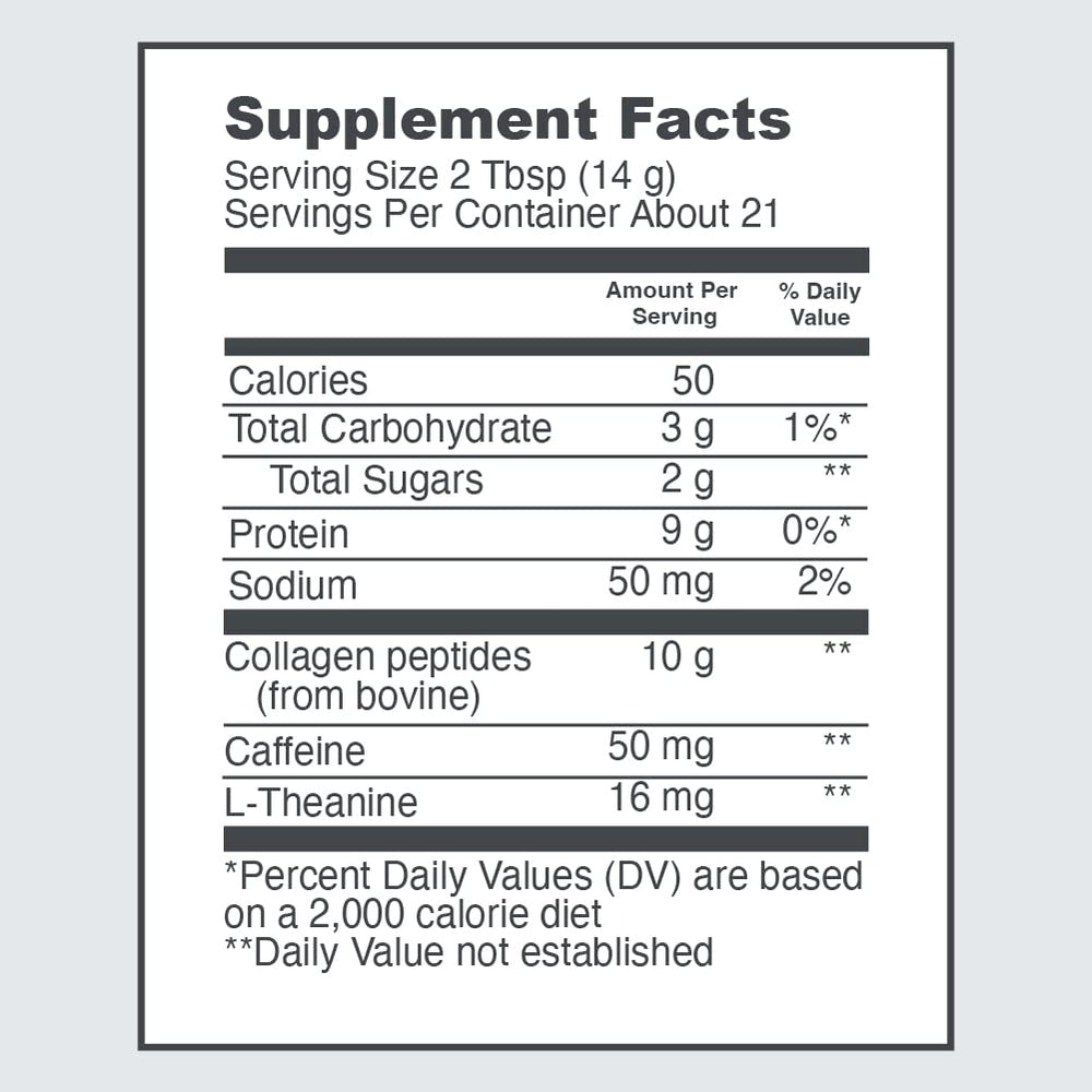 Serving scoop of Matcha Collagen Peptides