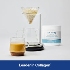 Product shot of Vital Proteins Daily Foundational Support container and scoop