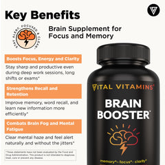 Adult and senior smiling while taking brain supplement