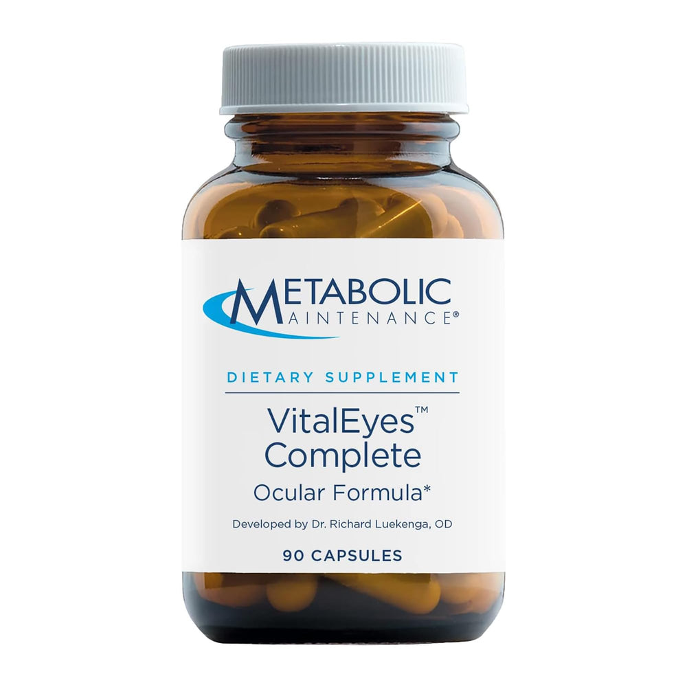 VitalEyes Complete product label showing 90 capsules