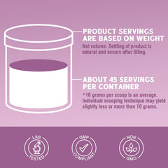Zero sugar and non-GMO labeling on package