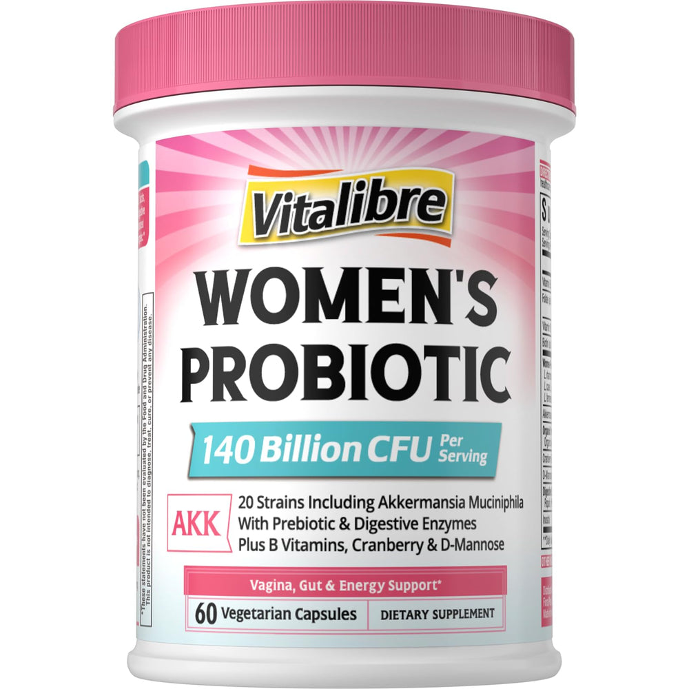 Vitalibre Women's Probiotic Plus bottle front view