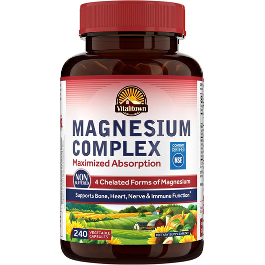 Vitalitown Magnesium Complex bottle – 240 capsules