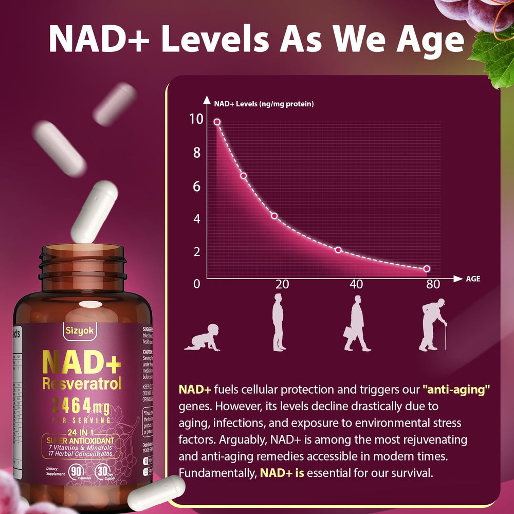 Lifestyle image depicting focus and vitality from NAD+ supplement