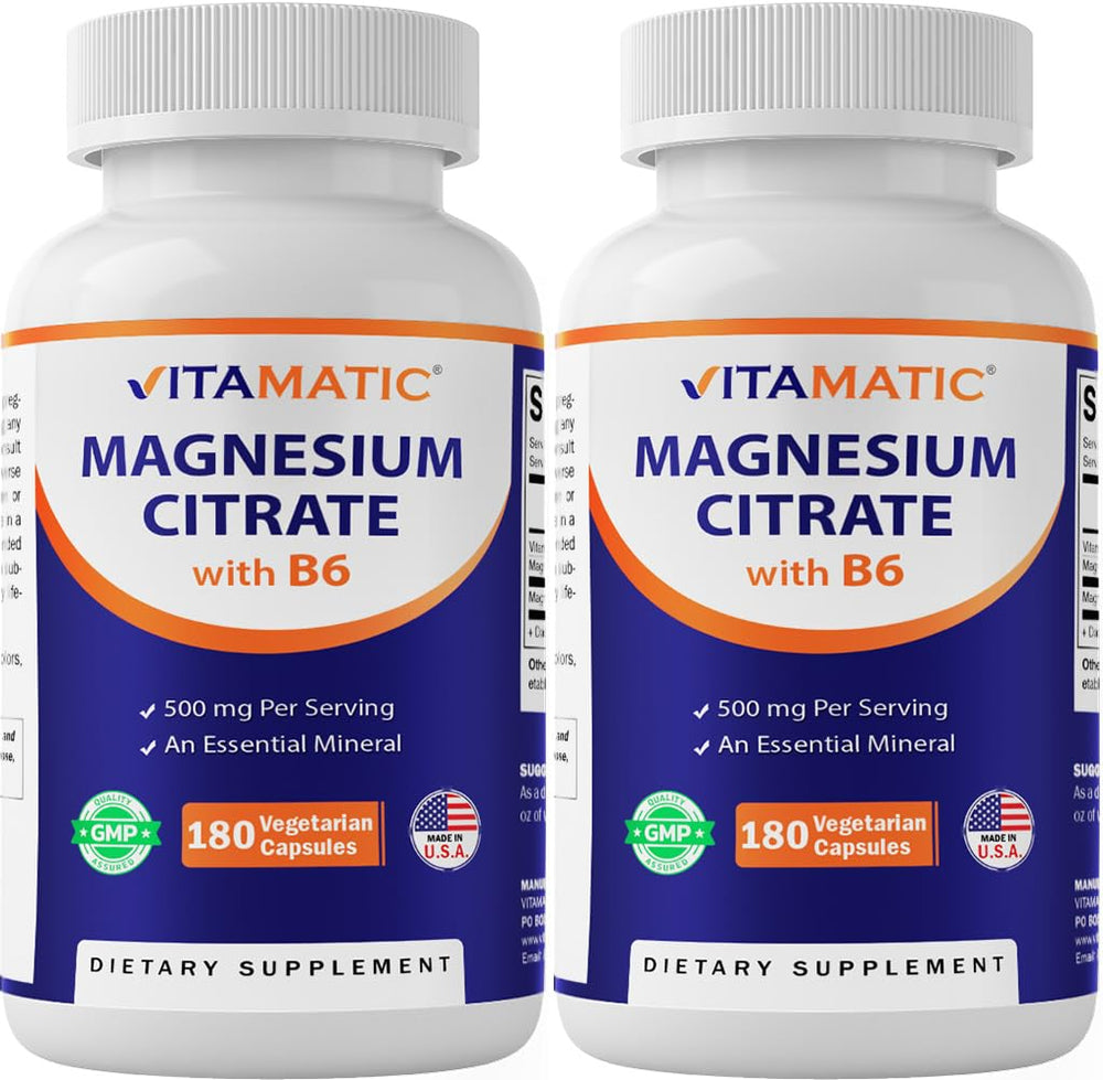 Vitamatic 2 Pack Magnesium Citrate 500 mg – hero image