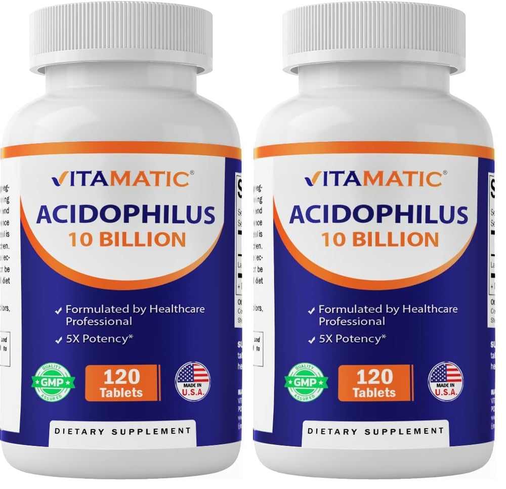 Vitamatic Acidophilus Probiotic bottle front view