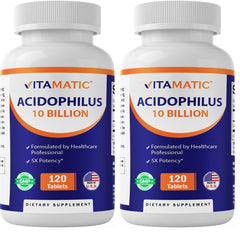 Vitamatic Acidophilus Probiotic bottle front view