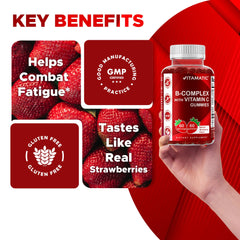 Nutrition facts for Vitamatic Vitamin B Complex Gummies