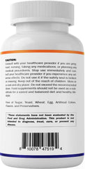Capsules outside the bottle highlighting vegetarian capsules
