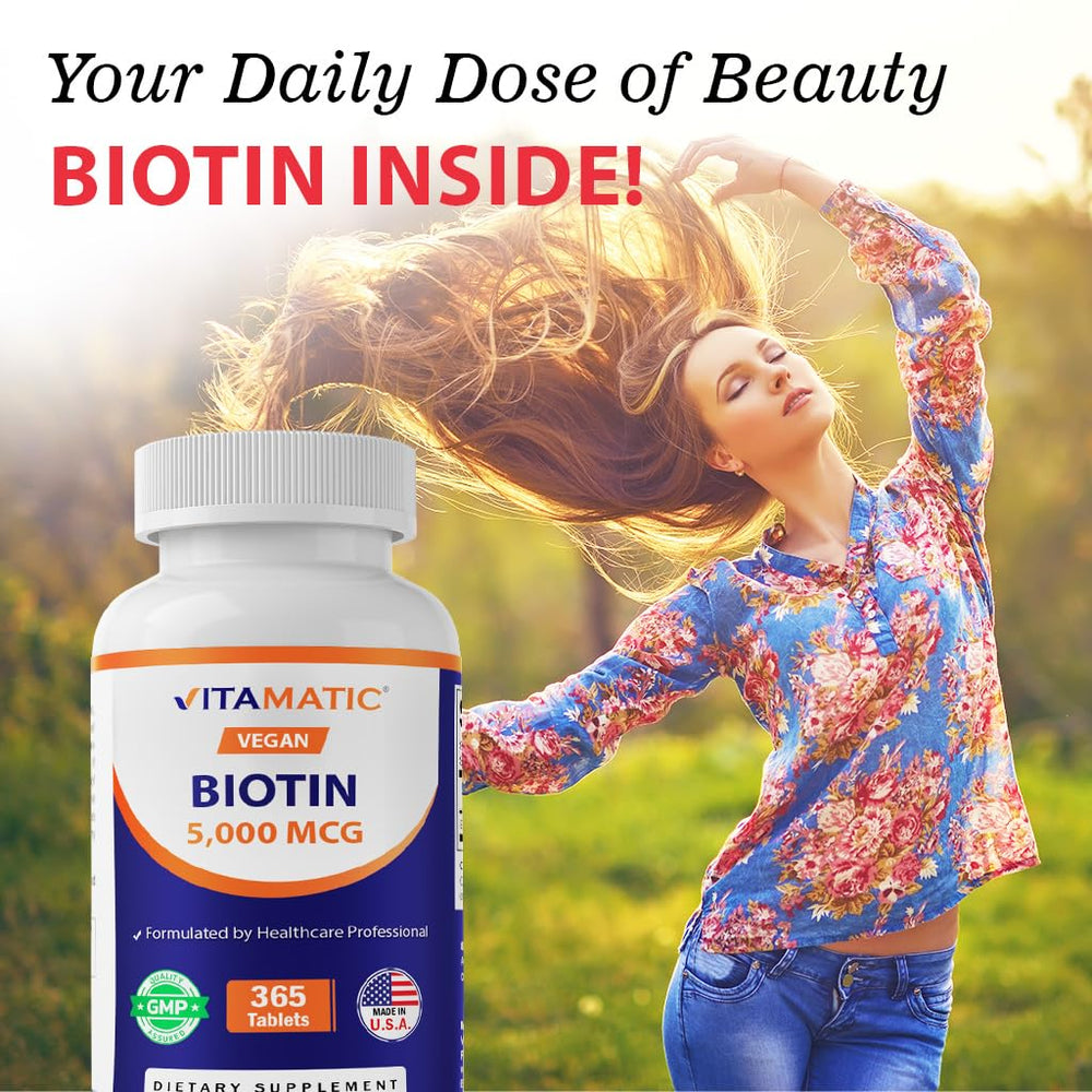 Vegetarian-friendly biotin tablets