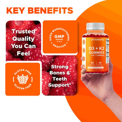 Non-GMO gluten-free vitamin gummies packaging
