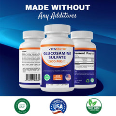 Made in USA quality assurance seal on supplement bottle
