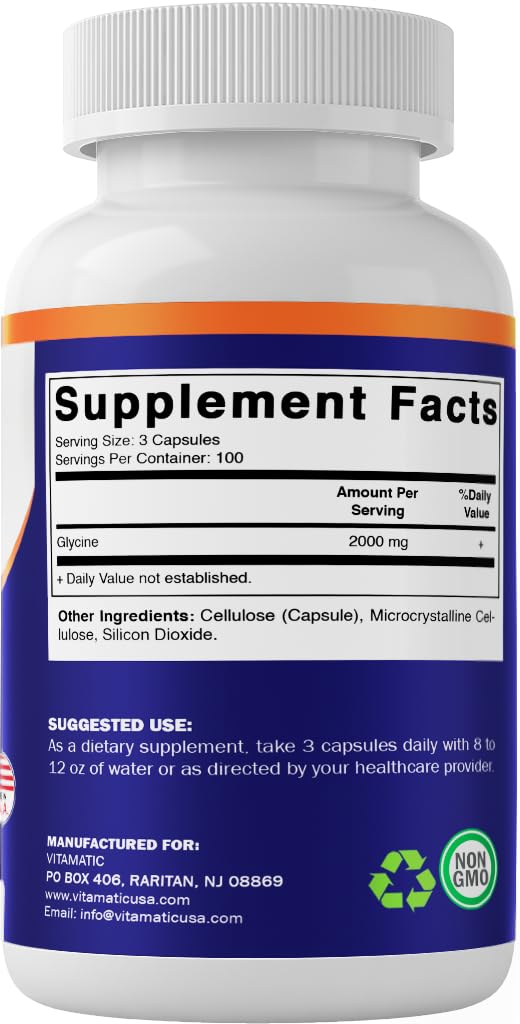 Serving scoop with glycine capsules