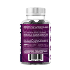 Nutrition facts panel on Vitamatic Iron Gummies bottle